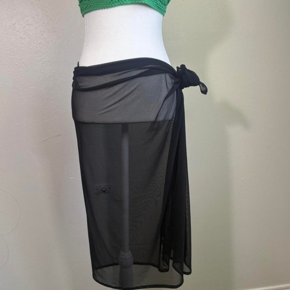 Shapemint Womens S/L Swim MultiWay Sarong Mesh Beach Cover Up - Picture 4 of 5